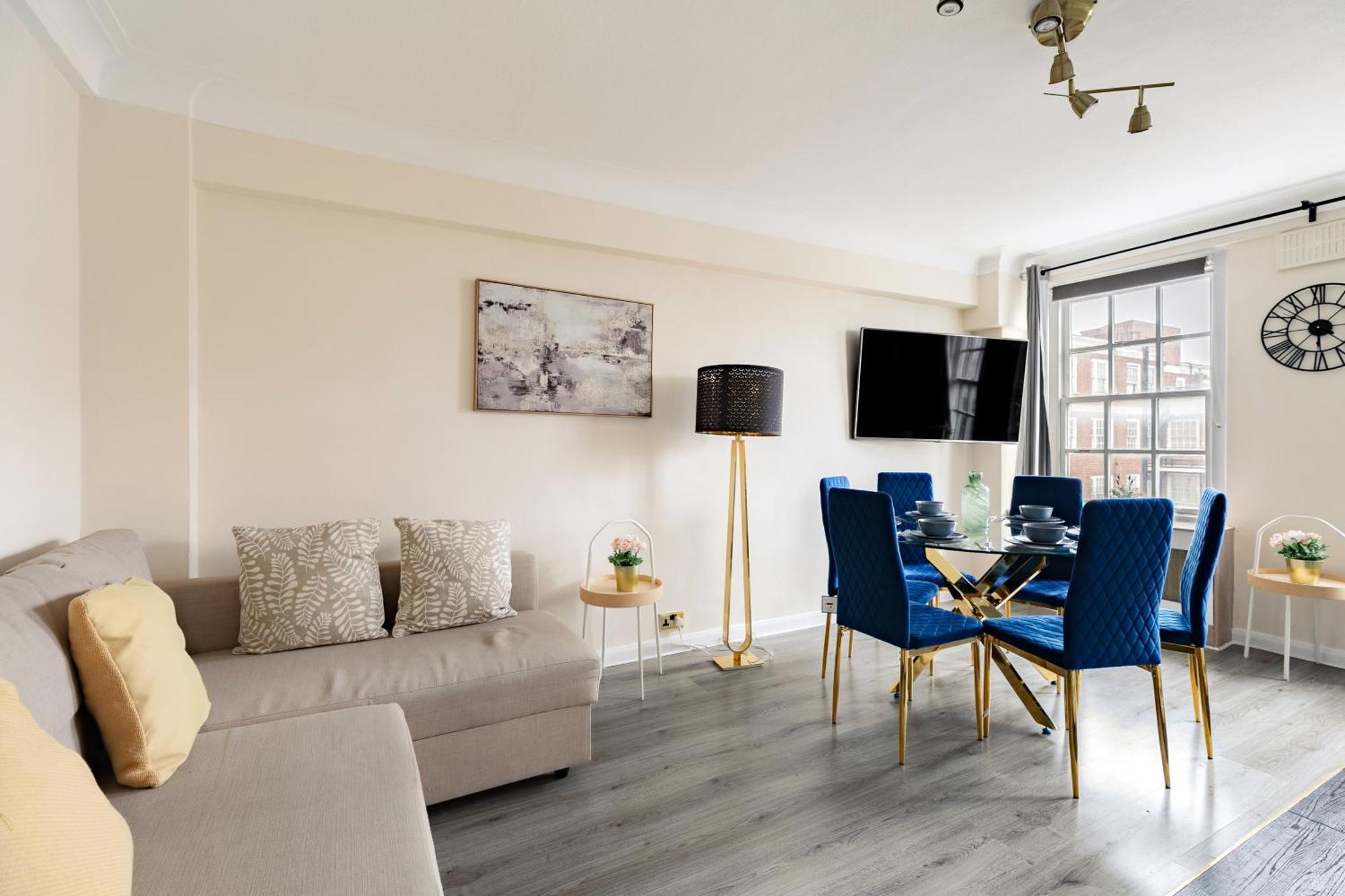 Elegant 3 Bedrooms Apartment Near Hyde Park & Oxford St Londres Extérieur photo